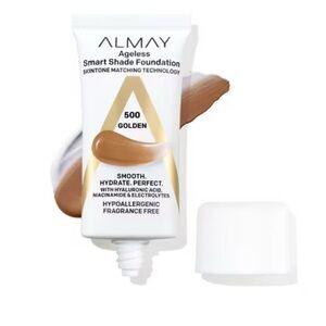 Almay Smart Shade Ageless Foundation - 1 fl oz In Golden #500 NEW